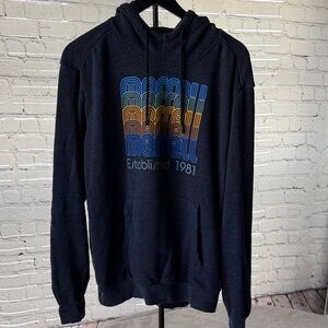 Merrell Navy Hoodie with Retro Graphic